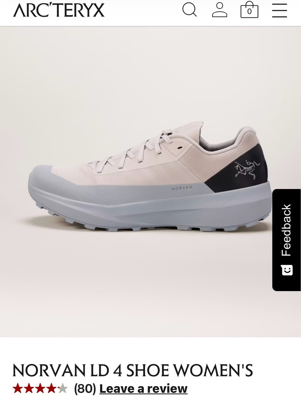 Arc’teryx Norvan LD 4 Women’s Trail Running Shoes Size 8 EU 40 Ruin/Void LT EUC - Picture 12 of 12